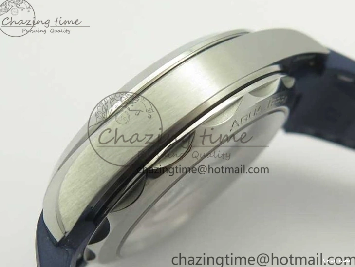 0501 Aqua Terra 150M Master Chronometers VSF 1:1 Best Edition Gray Dial Blue Hand on Blue Rubber Strap A8900 Super Clone HighQuality 8004
